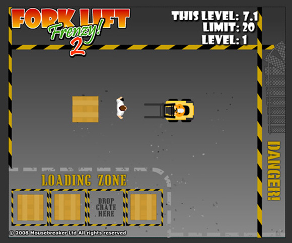 forklift games online fork lift frenzy